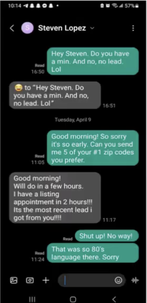 1 Listing Secured From Just 3 Leads